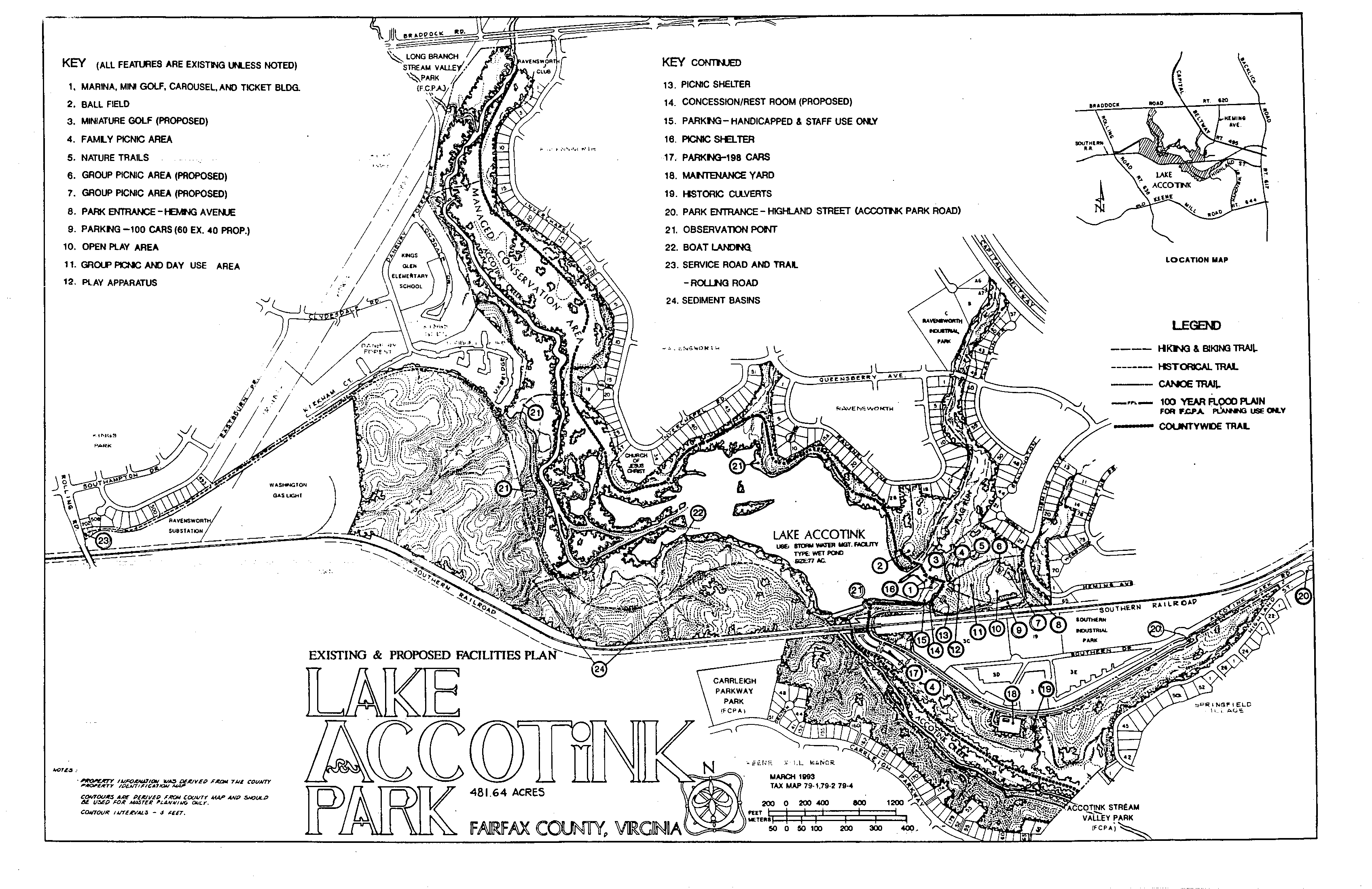 Lake Accotink Park Master Plan Revision Park Authority